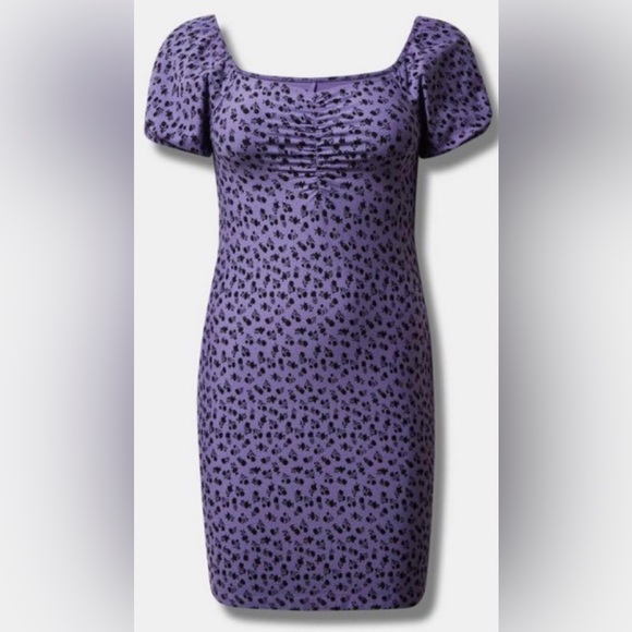 $69 Sz 4x fits 3x 4x ⭐️ NEW WITH TAG Betsey Johnson for Torrid Foxy Mini Dress - Picture 5 of 12